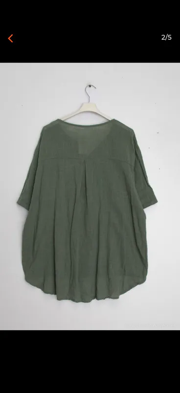 Sima bluse grønn