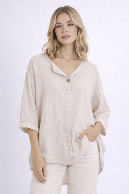 Sima bluse beige