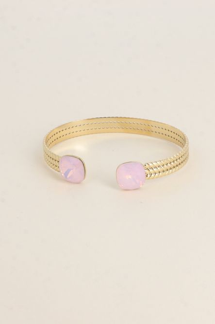 Hovedbilde Ada Armbånd Swarowski gammel rosa