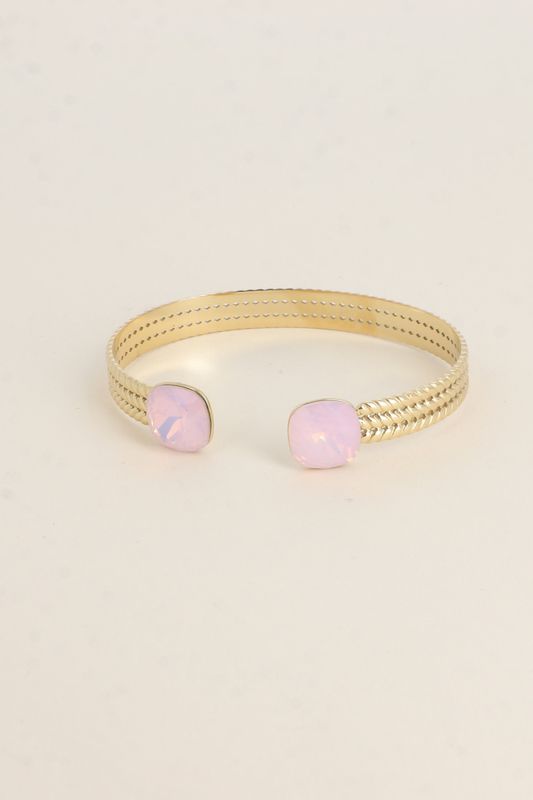 Ada Armbånd Swarowski gammel rosa