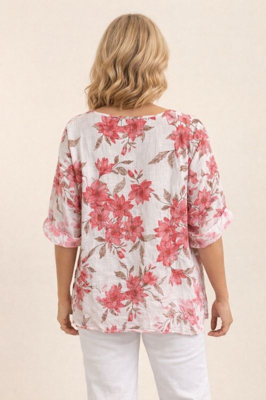 Siri bluse rosa