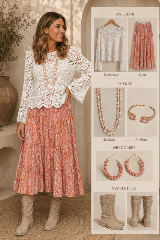 Lace hekle genser