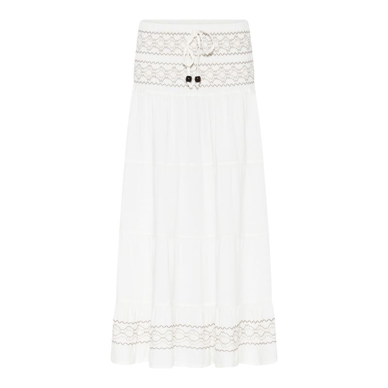 Tencel skjørt hvit