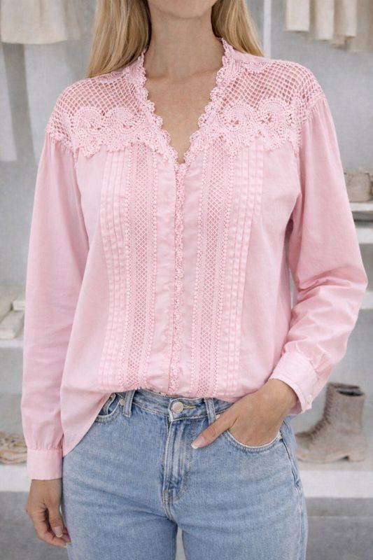 Karina bluse rosa