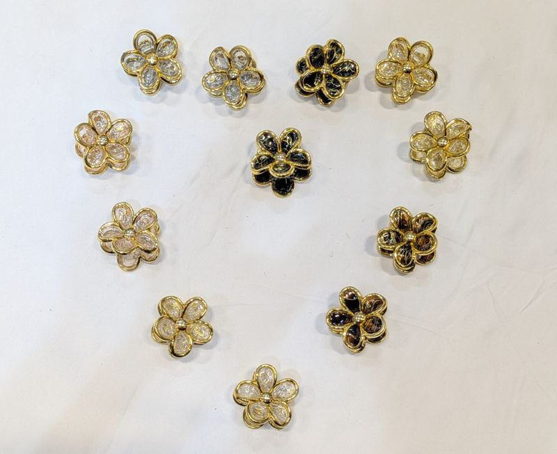 Hårklype Blomst sølv