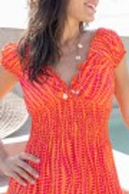 Phoenix Kjole Orange