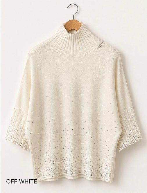 Hovedbilde Sauro glitter polo offwhite 