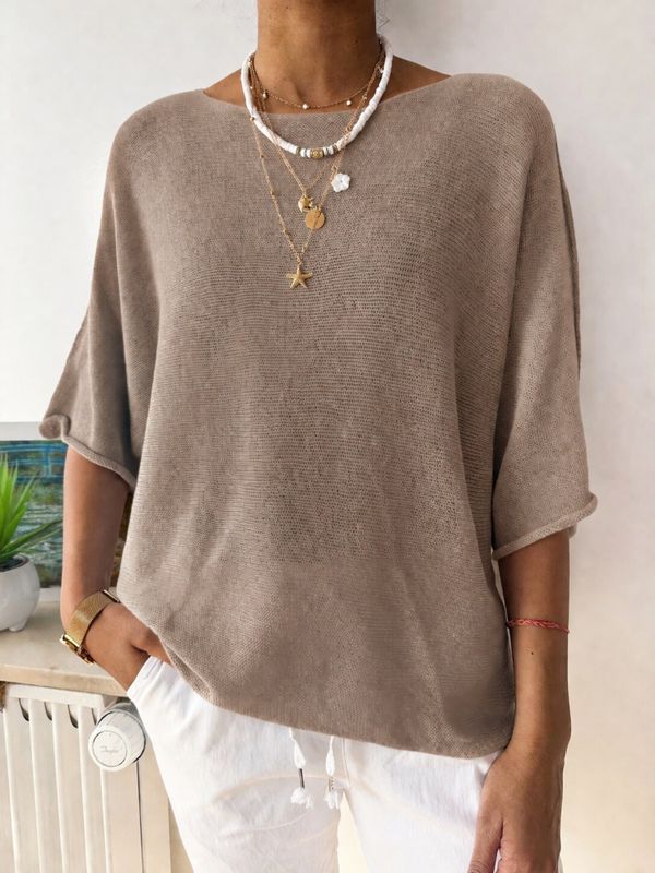 Safran topp beige