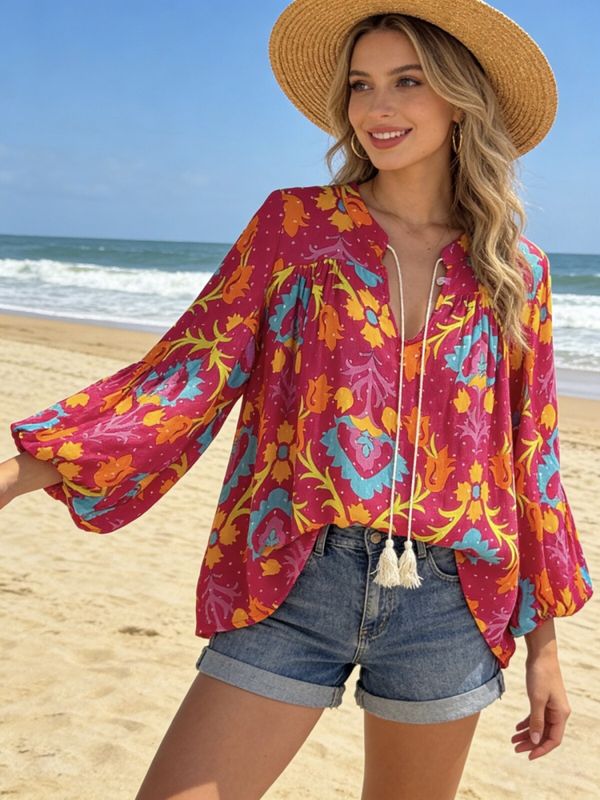 Aroma bluse orange