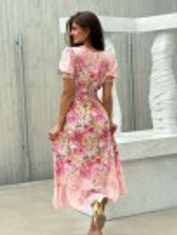 Romantisk Kjole Rosa  